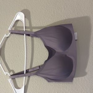 Calvin Klein Gray Bralette, Invisible, padded without Underwire
